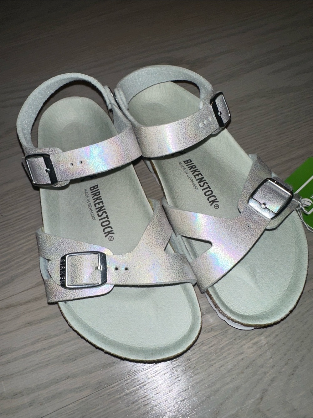 Birkenstock Kids Rio Vegan Iridescent Sandals – Size EU 32 / US 1 – NWT